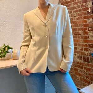 Ann Taylor cream suit size 6